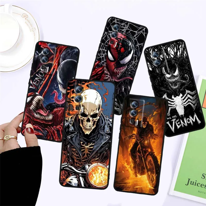 

Marvel Heroes Venom For Xiaomi Redmi 12 13C 12C 13 10C 9T A2 9A 9C 7A Note 10S 8T 10 9 8 Pro 4G 5G Black Phone Case
