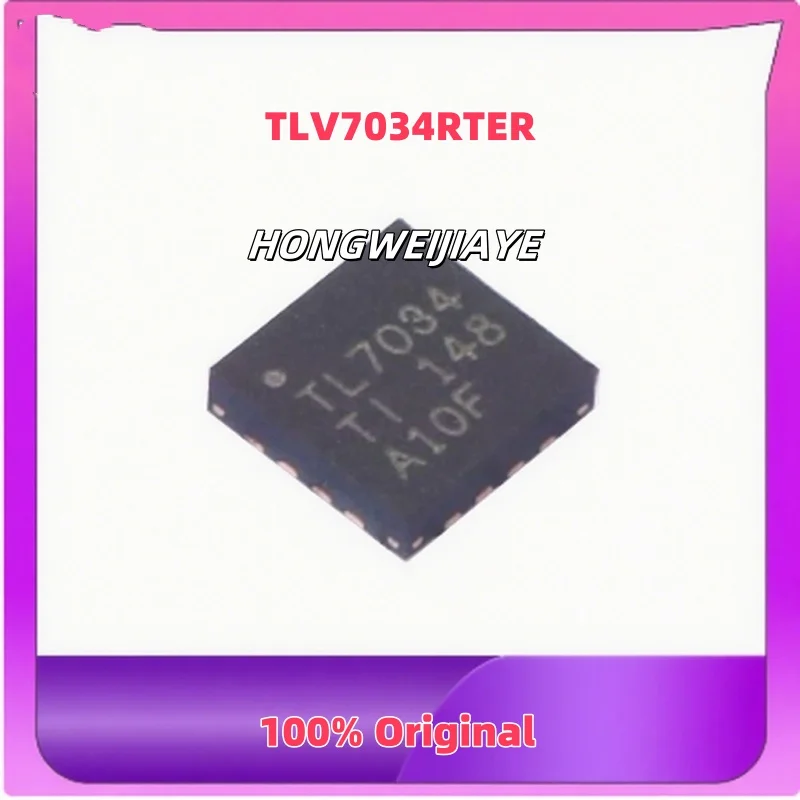 

5PCS 100% New TLV62150ARGTR TLV7034RTER TLV9054IRTER QFN-16 Brand New Original Chips ic