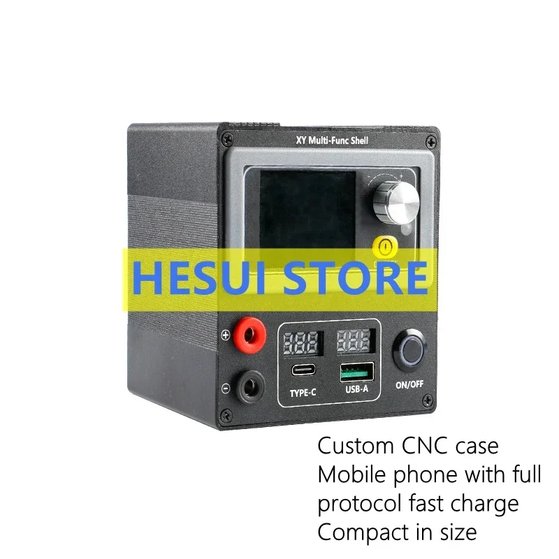 XY-Multi-Func Shell Case CNC DC Regulated Power Supply Case Kit with Full Protocol Fast charge
