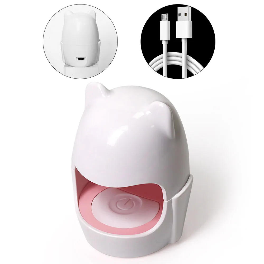 مجفف سريع للأظافر صغير من LINMANDA مع مصباح USB LED بالأشعة فوق البنفسجية ، آلة تصميم بيض مانيكير ، إصبع واحد ، أداة فن الأظافر ، علاج جل مع USB مجاني #5