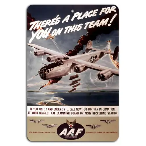 Join the AAF Team: Your Place Awaits!-Aluminum-tin sign