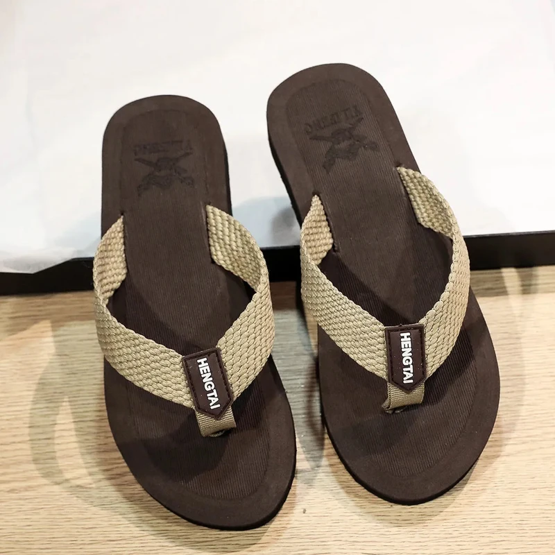 

Fashion Men Flip Flops Beach Slippers Sandals Non-Slip Home Chanclas Slipper Indoor House Anti-Slip Zapatos Hombre Shoes Slide