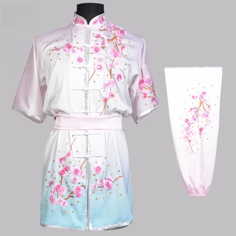 Custom Martial Arts Uniform Kung Fu Suit with Dragon Embroidery Southern Fist Long Fist Reinforced for KungFu Forms Competition