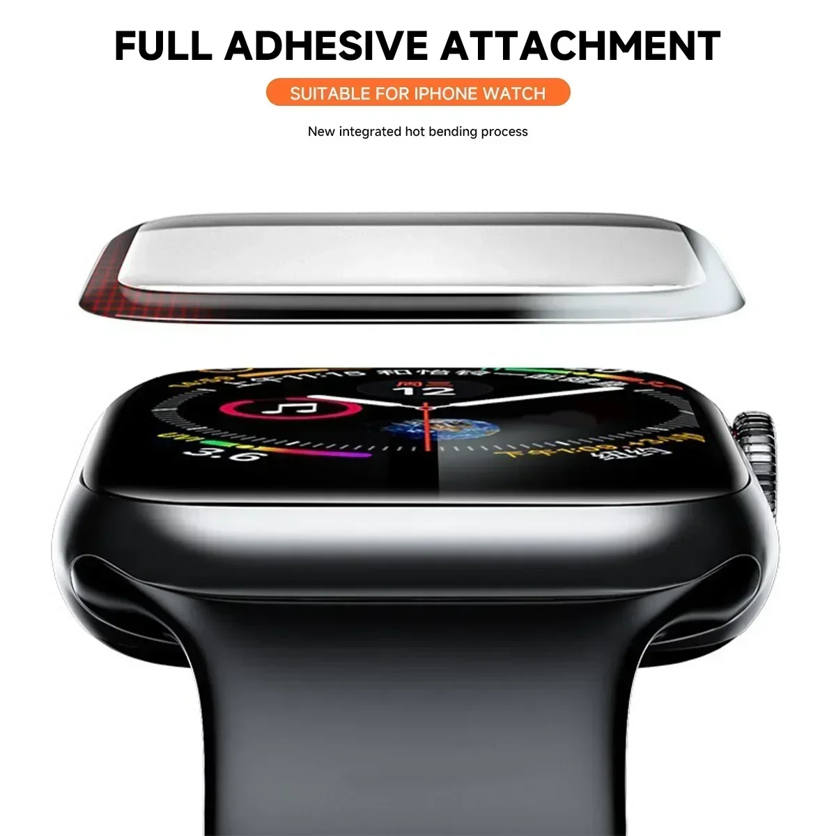 Displayschutzfolie aus gehärtetem Glas für Apple Watch Ultra 2 49 mm IWatch Serie 10 46 mm 42 mm Se 7 6 8 9 44 mm 40 mm 45 mm 41 mm 38 Folie