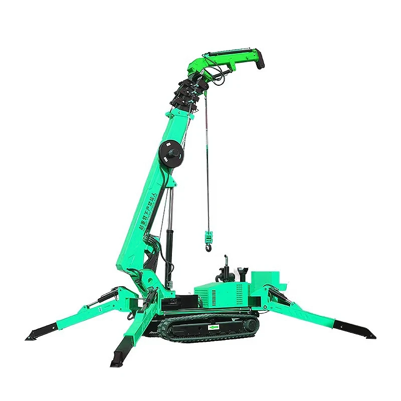 2-Ton Spider Crane Crawler Spider Crane Mini Crawler Crane Compact Portable Hoister Narrow Site Lifting Spider Lift Customized