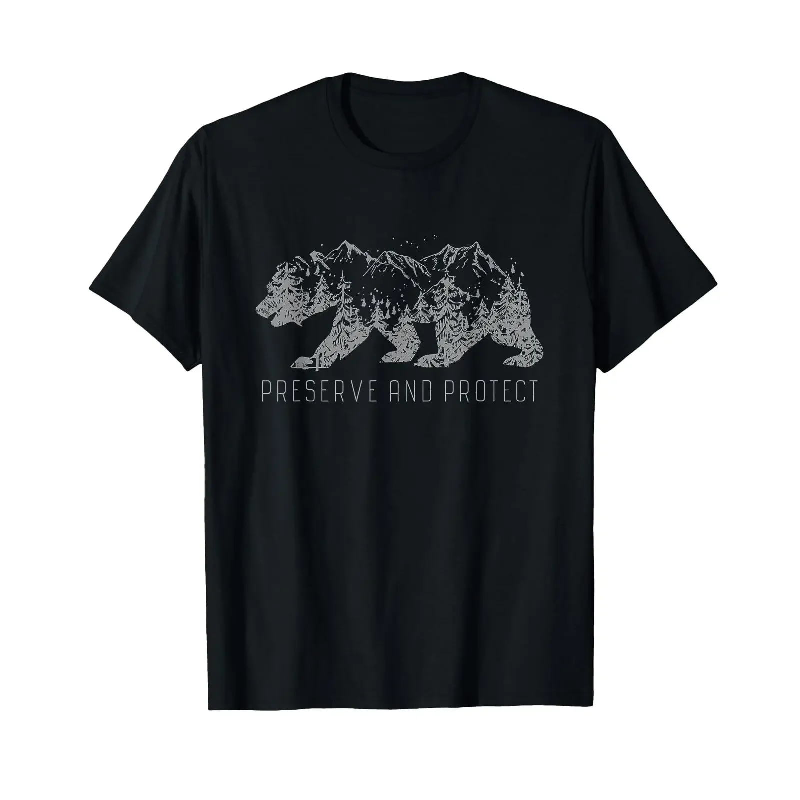 Preserve Protect Environmental Protection Climate Rescue Earth Bear T Shirt vintage Washed Breathable Comfortable Stylish
