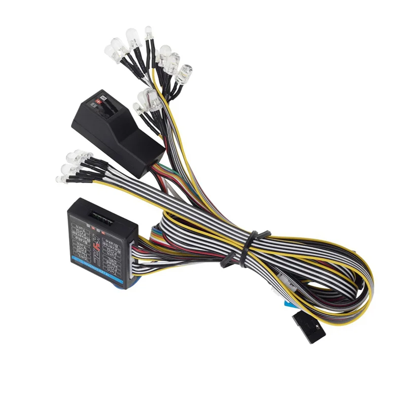 B04B-2X مجموعة نظام الإضاءة محاكاة التحكم ضوء الفرامل ضوء RC مجموعة إضاءة السيارة لنموذج 1/10 1/8