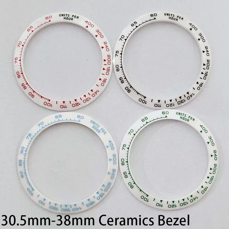 

Высококачественная керамика 30,5-38 мм, вставка безеля для часов, подходит для корпуса часов Daytona 40 мм, безель с механизмом VK63