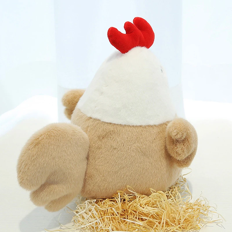 น่ารักตุ๊กตาไก่ตุ๊กตาของเล่นเด็กสัตว์ Hen Plush ของเล่นเด็กหญิง Sleeping Soft ตุ๊กตาไก่ตุ๊กตาของขวัญวันเกิด