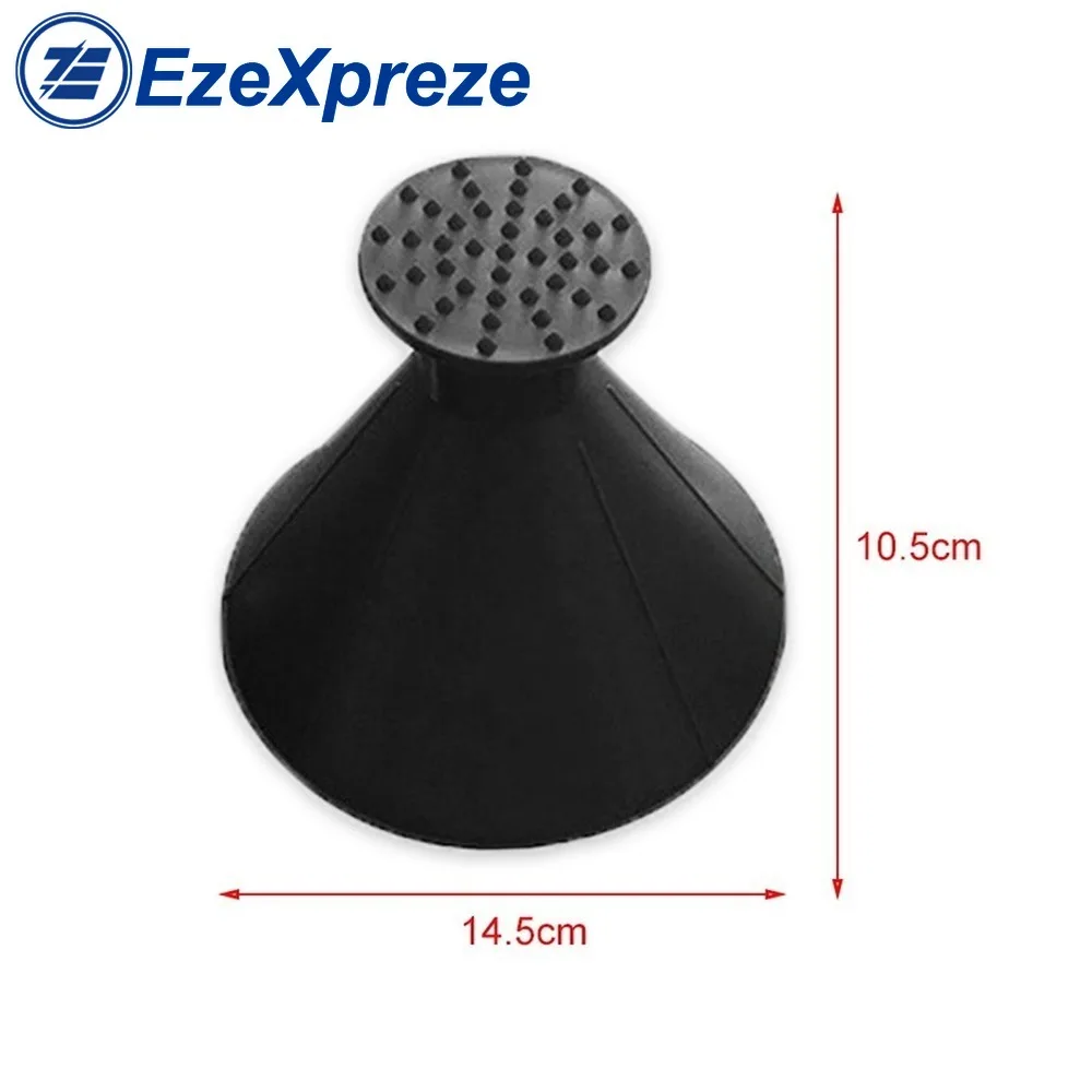 2pcs Winter Auto Car Magic Window Windshield Car Ice Scraper Shaped Funnel Snow Remover Deicer Cone Tool Scraping A Round