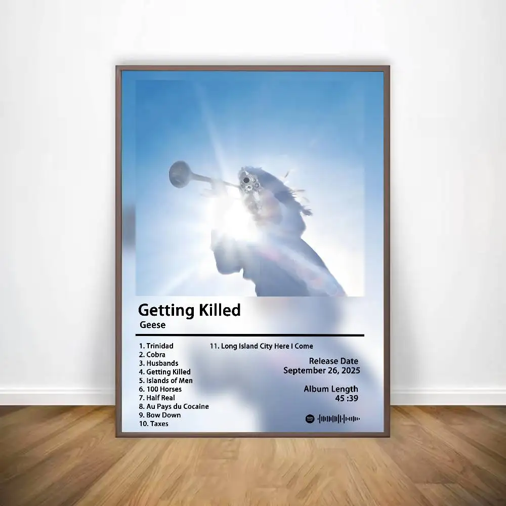 المغني G-GeeseS اقتل ملصق لزجة جدار الفن الطباعة مقاوم للماء غرفة المعيشة المنزلي غرفة نوم بار ديكور جمالي