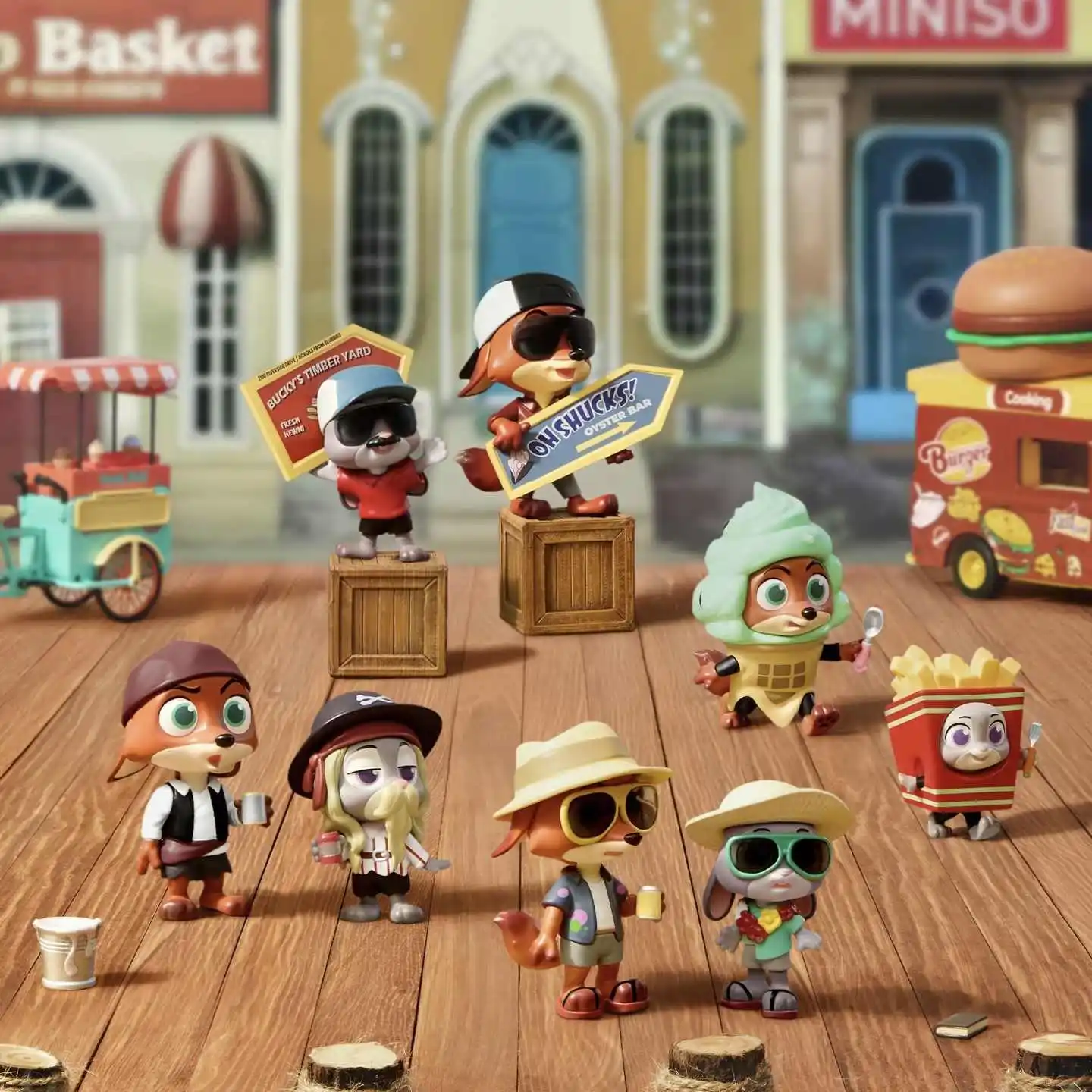 MINISO حقيقية Zootopia 2 تمويه شريك سلسلة صندوق أعمى تحصيل نموذج دمية شخصيات كرتونية العصرية اللعب الهدايا صندوق غامض