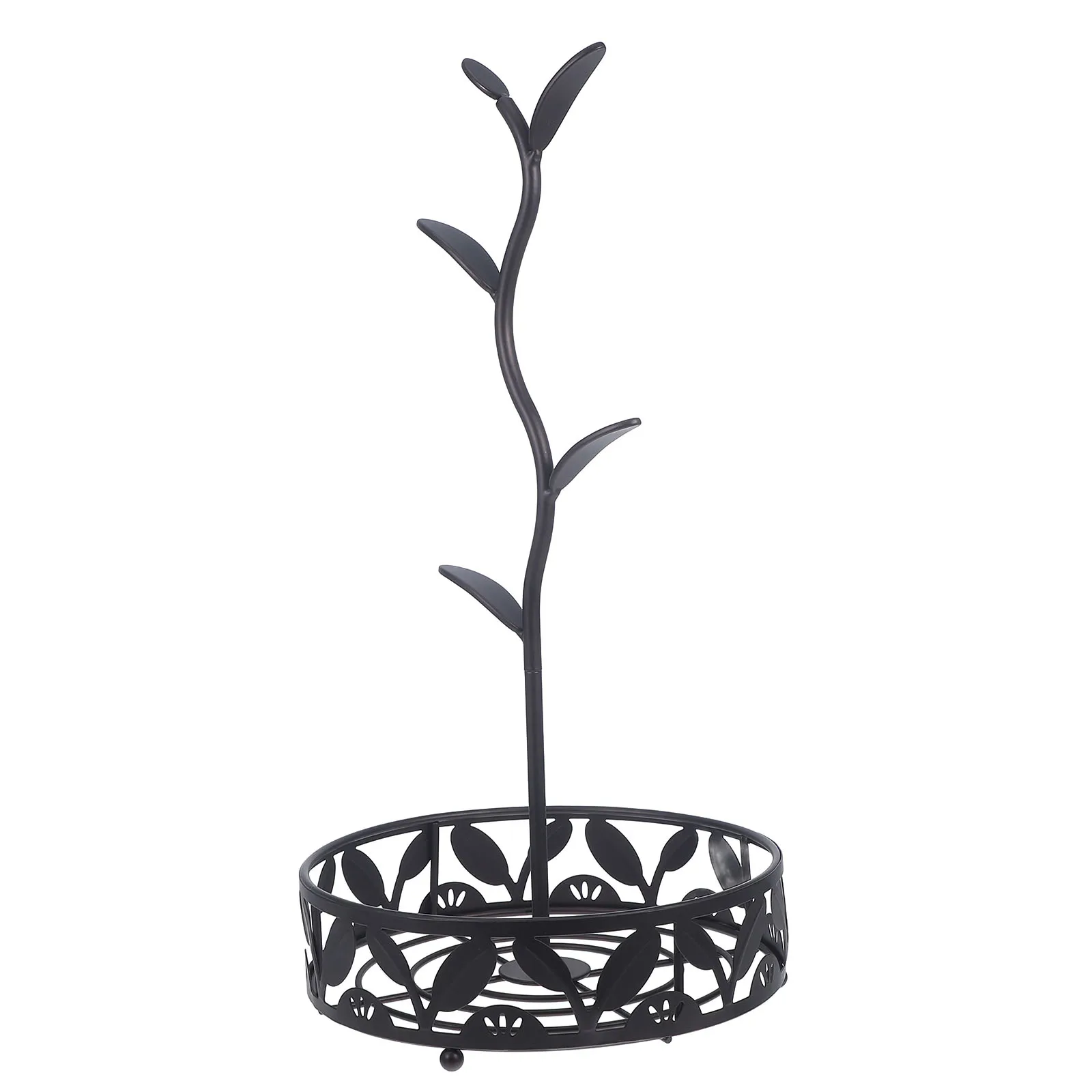 

Sturdy Coffee Mug Tree Stand Holder Hanging Storage Tray Kitchen Supplies Household Iron Cup Drying Rack Countertop Organizer