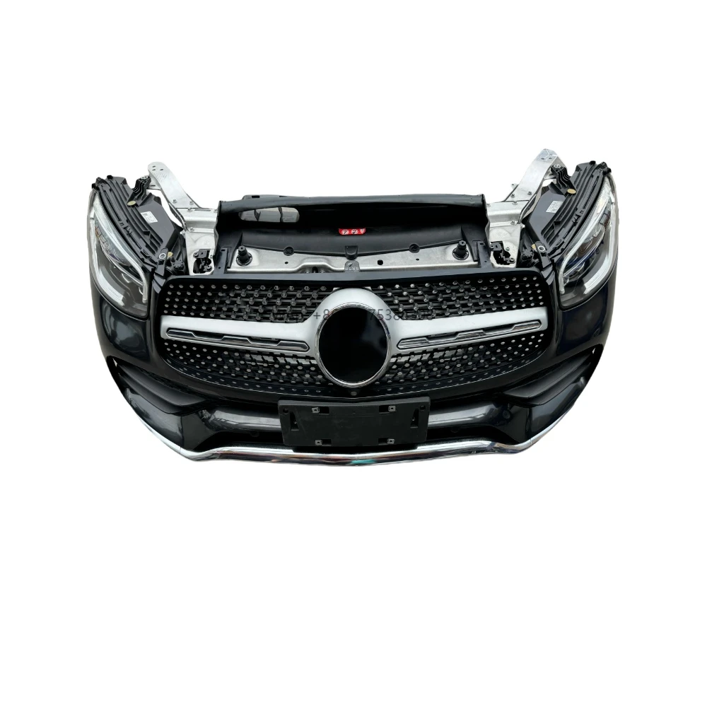 

New High Quality GLC W253 Coupe Front Face Assembly Bumper Headlight Radiator Full Anti-collision Beam Fan for