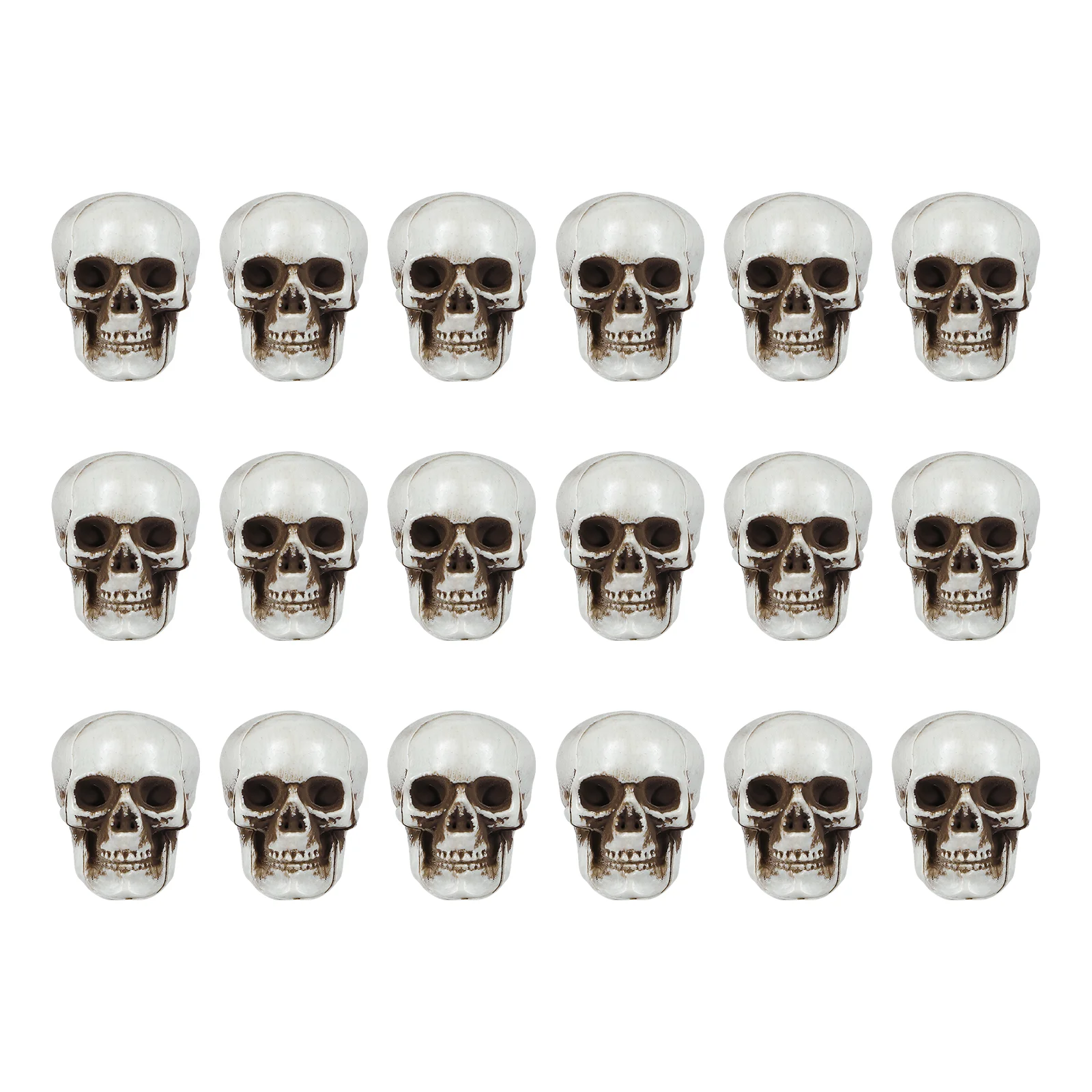 Halloween Skull Ornament Hallween Decor Head Prank Prop Decorate Kids Toy