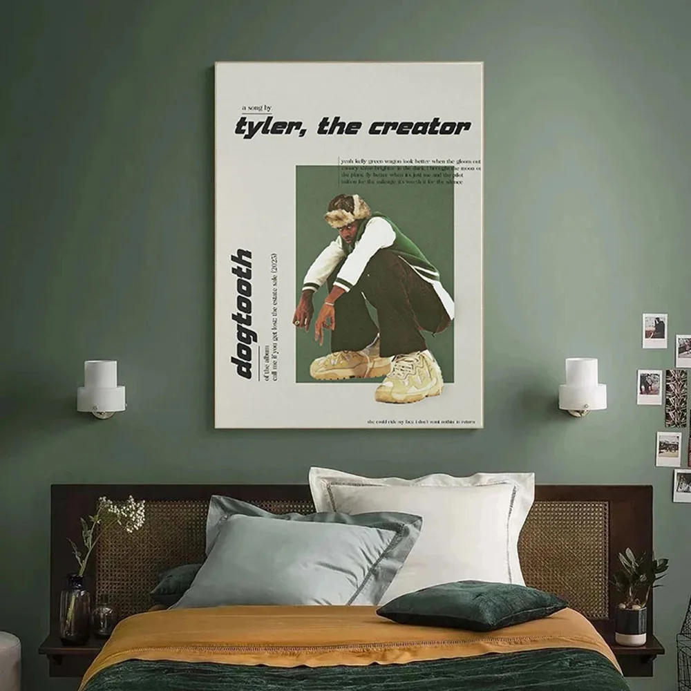 الهيب هوب مغني الراب تايلر-الخالق جديد عصا سحرية ألبوم الموسيقى ملصق ملصقات جدار لوحات ديكور المنزل النوم