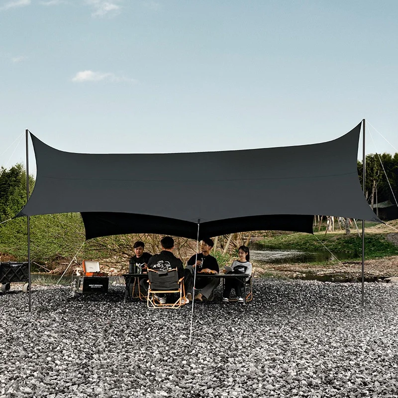 ENJOY Hot Sale Outdoor Camping Rain Fly Canopy Tent Polyester Canopy Camping Tarp Outdoor Camping Tent Waterproof Tarps