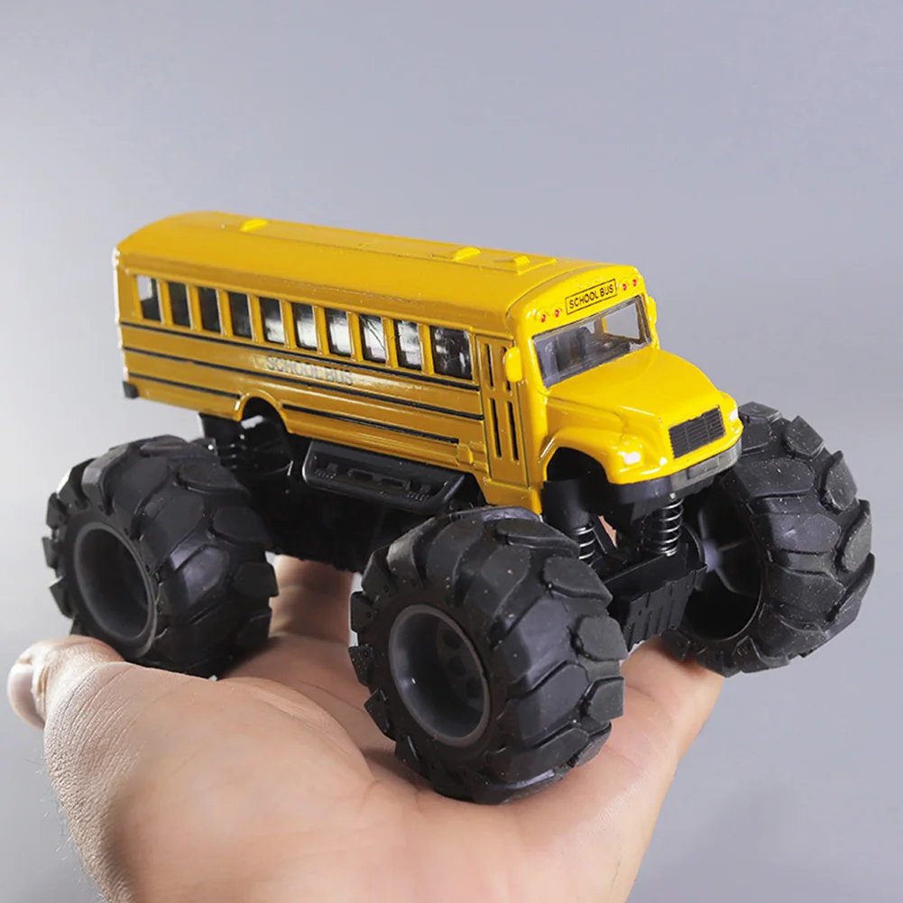 Monster Schoolbus Monster Truck Grote wielen Speelvoertuig Trek auto Speelgoed Cadeaus voor peuters Kinderen Jongens