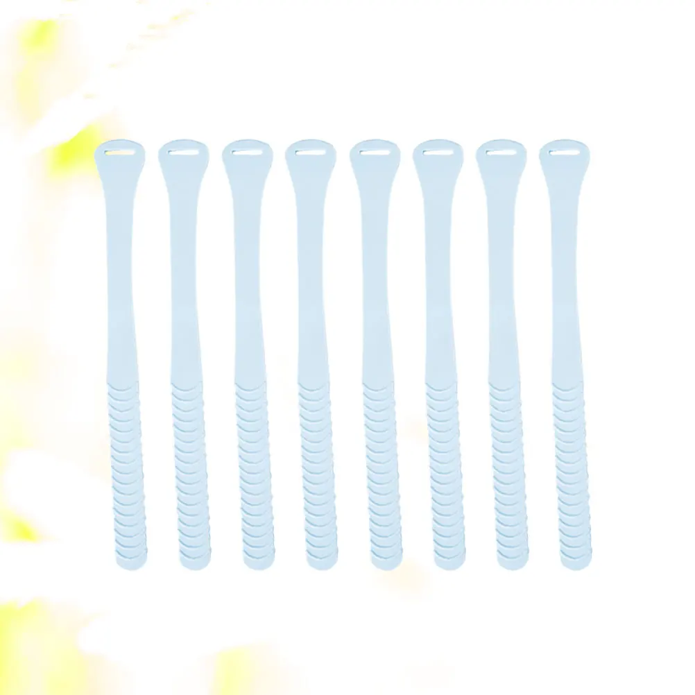 

8pcs Silicone Toilet Seat Lifter Handle Touch Free Sanitary Cover Accessory for Bathroom Use Hardware Sky
