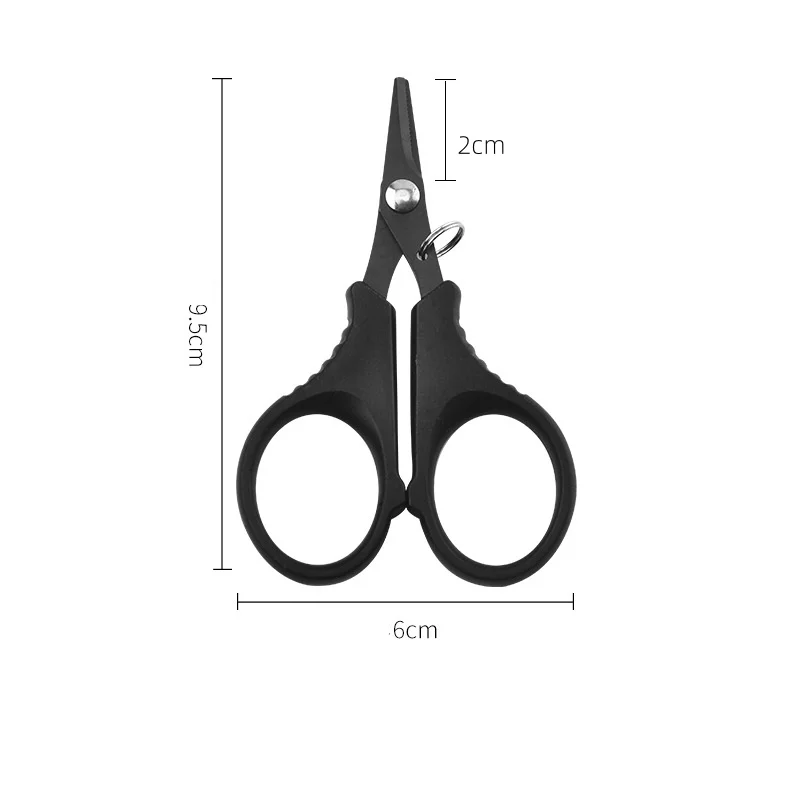 Titanium Coating Stainless Steel Fishing Scissor Plier Cut PE Braid Line Cutter Plies Carp Fishing Tools Accessories image 4