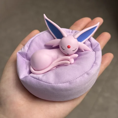 Bandai Pokemon Eevee Sleeping Series Blind Box Figurine Fata Eevee Giocattolo da collezione Pokemon Decorazione a tema Regalo