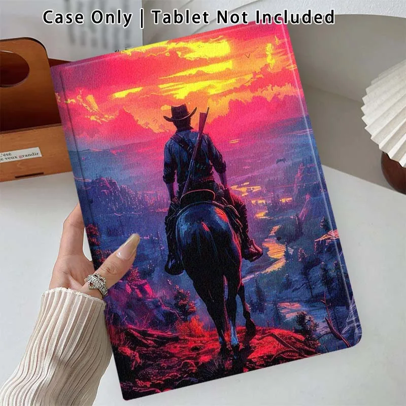 

Horseback Riding For Lenovo Xiaoxin Pad Pro Tab M10 K10 Plus 3rd Y700 Gen 11 11.2 11.5 12.7 8.8 Inch Tablet Case