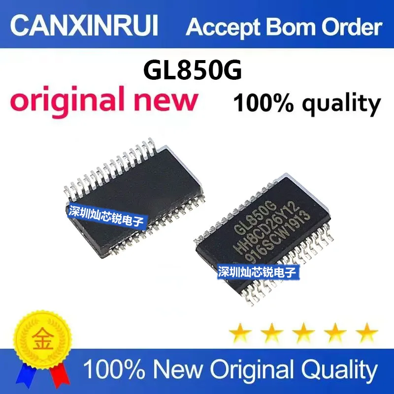 (5-100pieces)Brand New Original GL850 GL850G SMD SSOP28 Main Control Chip USB 2.0 Hub Controller IC