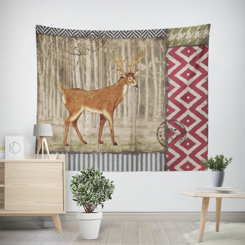 Modern Wall Decoration Aesthetics Home Hawaii Tapestry Rural Nostalgia Hanging Large Fabric Autumn Bedroom Hanging Fabric