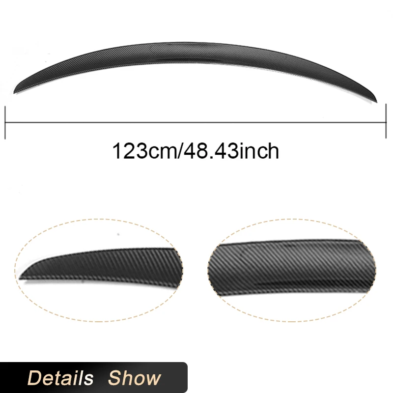 Car Rear Trunk Spoiler Wings For BMW 2 Series F22 F23 F87 M2 220i 228i M235i Coupe 2014-2017 Carbon Boot Lid Wing Lip Spoiler view 4