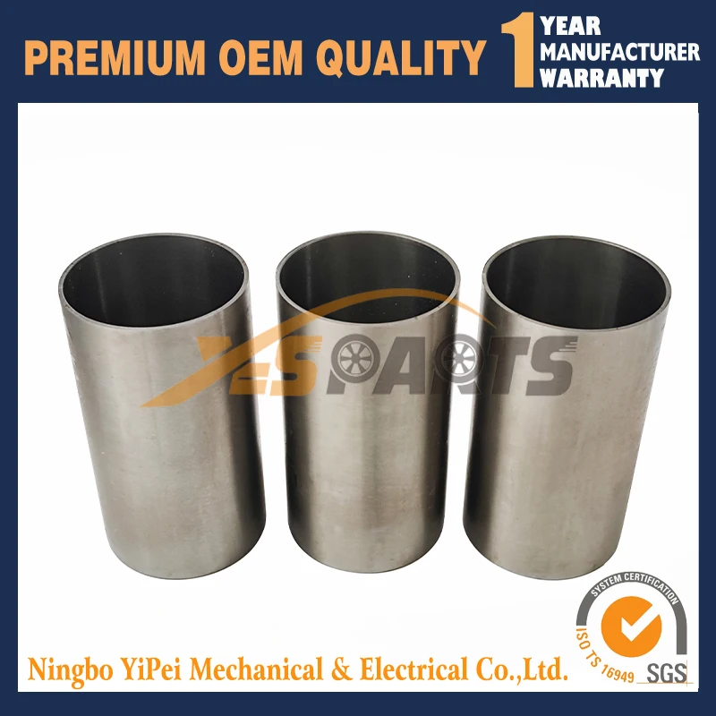 

3 pcs Cylinder Liner Sleeve for Yanmar 3TNV86 3TNV86CT Engine