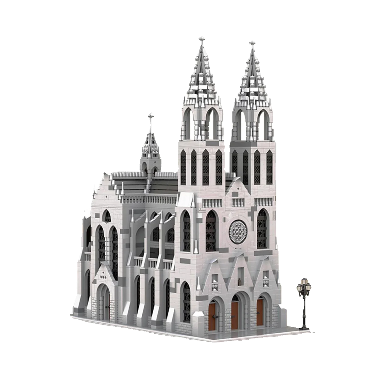MOC Gothic Cathedral Large Architecture Series Building Block Collection Model