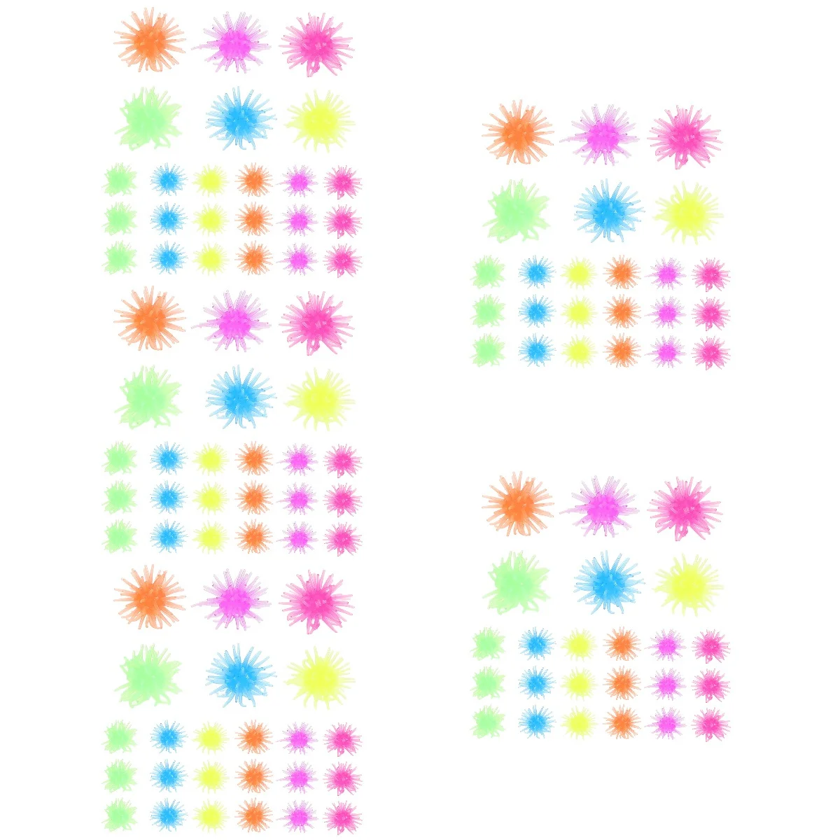 

5pcs 5 PCS Bulk for Sensory Stick Sticky Party Stretchy Wall Ball Elastic Funny