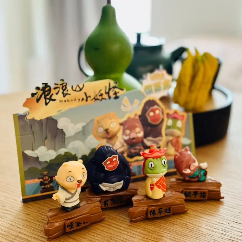 Nobady Langlangshan Monster X Series Blind Box – kreative süße Dekorationen für Zuhause, Desktop, Filmthema, Überraschungsgeschenk, Spielzeug