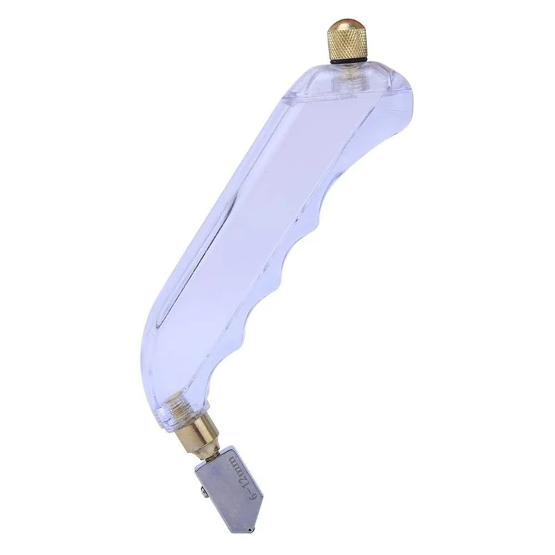 B-Est Oil Glass Cutter Glass Cutting Tool Cutter Head  Steel+45 Steel Handle For Glass Diamond Mineral Cutting Easy Inst