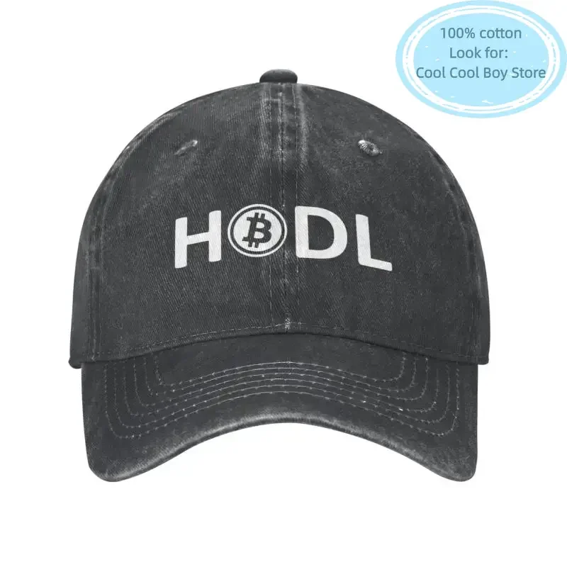 

Personalized Cotton Bitcoin Hodl Baseball Cap Hip Hop Men Women's Adjustable BTC Blockchain Crypto Currency Dad Hat Summer