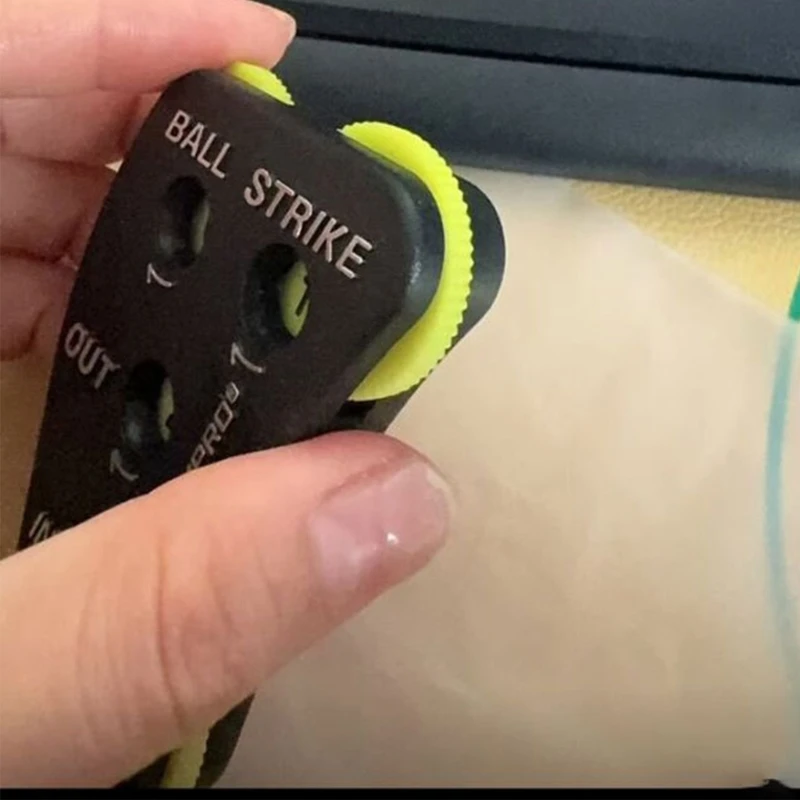 Referee Baseball Clickers 4 Wheel Umpire Scorer Clickers Handheld Baseball Softball Game Counter