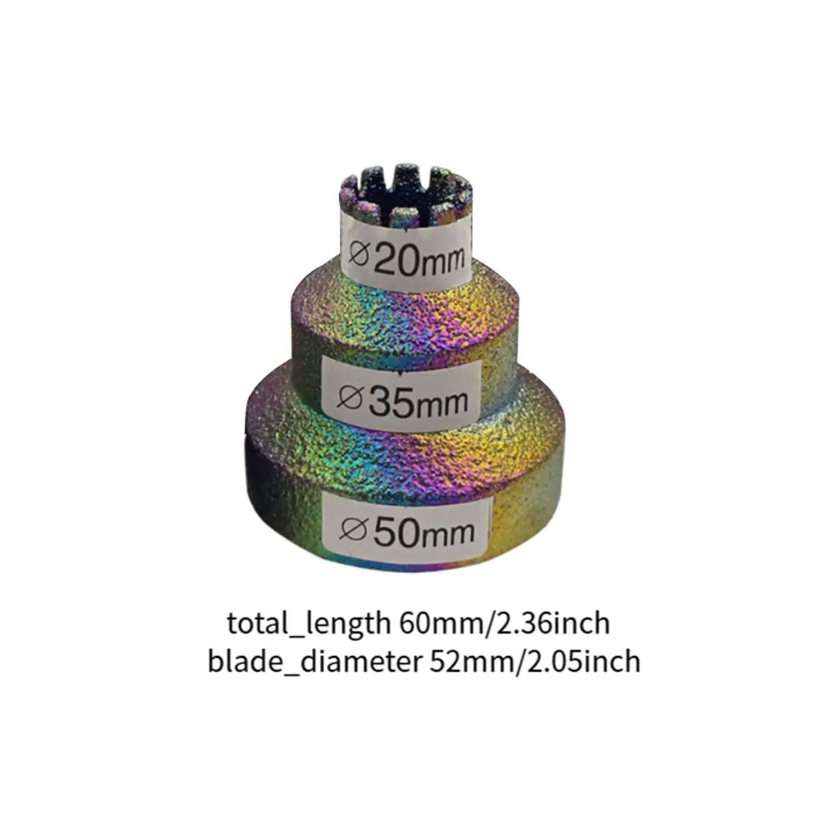 20-50mm Beveling Chamfer Bit Hole Milling Versatile Easy Assembly Tile Cutter for Marble Masonry Granite Concrete Porcelain