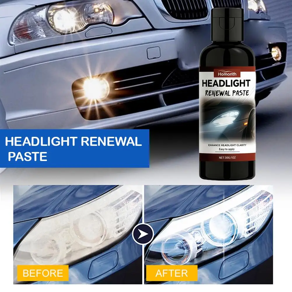 كريم العناية بمصباح السيارة الجديد لعام 2025، إصلاح الأصفر والأضواء بكفاءة، واستعادة السيارة والسطوع الشفافية القديمة Q2O1 #3