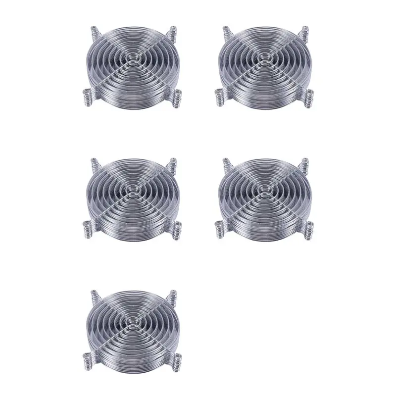 Superior-50Pcs Computer PC Cooling Fan Mesh Cover Metal Fan Shield -120Mm