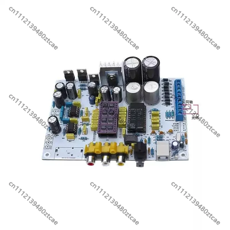 DAC Decoder Board With TDA1387 QN7220P Chip Coaxial Optical USB Input Digital Audio HIFI DIY Module