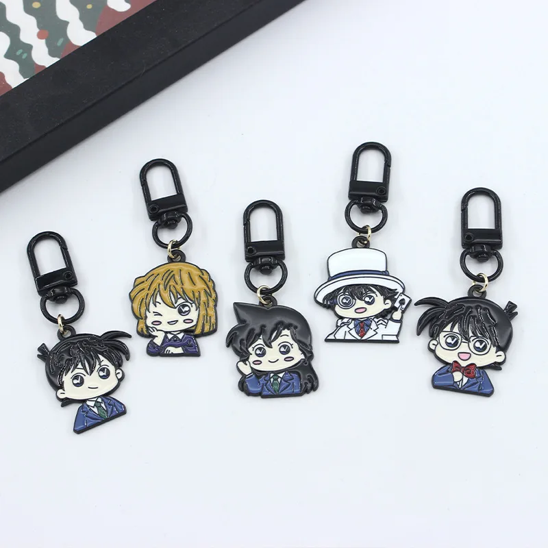 

Горячая новинка: Металлический брелок с персонажами аниме-сериалов «Детектив Конан» и «Конан», милый мультяшный дизайн, креативный изысканный кулон для рюкзака, подарок