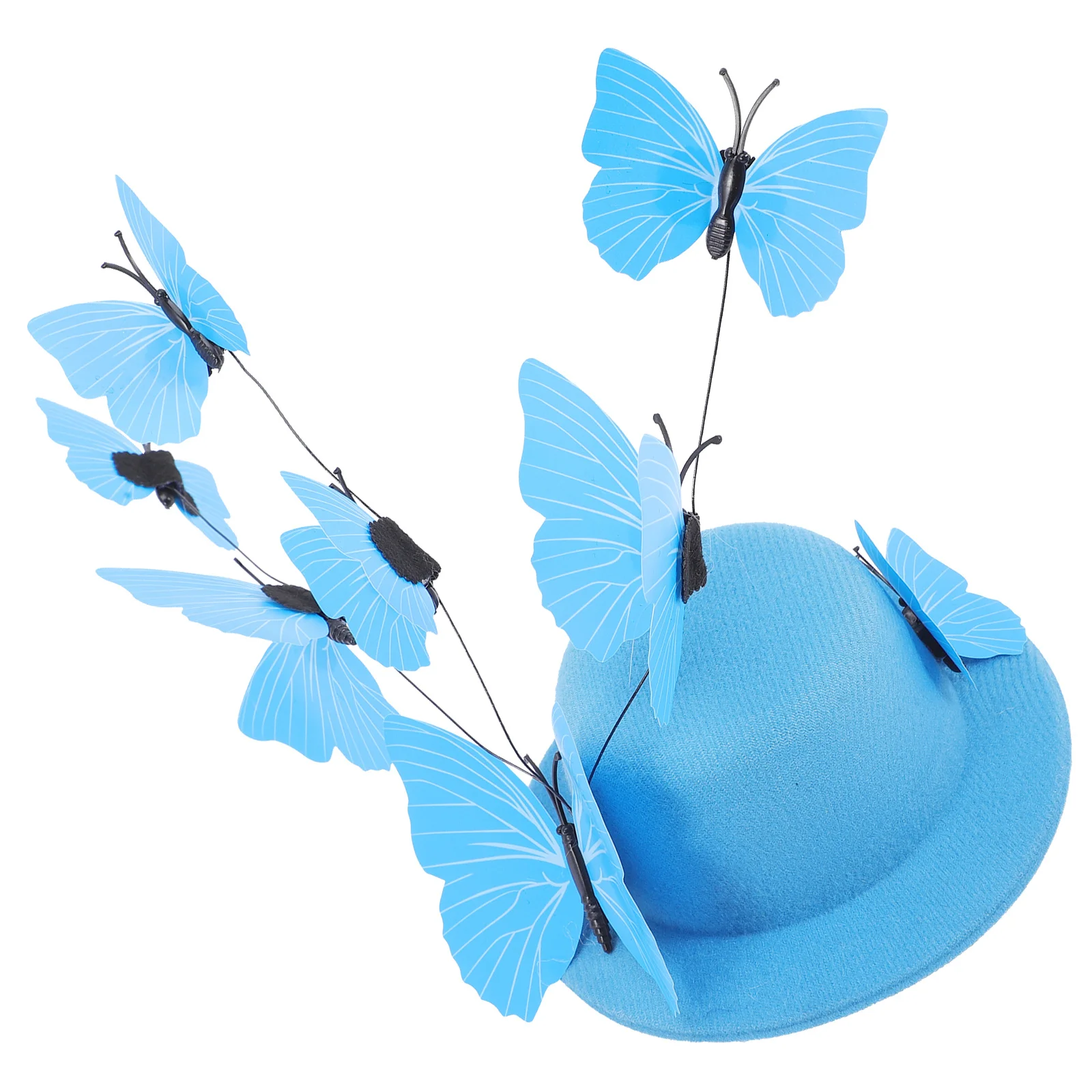 

Fascinator Hat Clip Butterflies Vintage Style Headwear for Women Girls Suitable for Modern and Classic Outfits