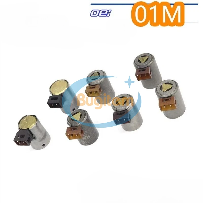 

7PCS Transmission Solenoid Valve Kit 01M 095927331A 095927333 For Audi Volkswagen Jetta Beetle Golf Passat Replacement