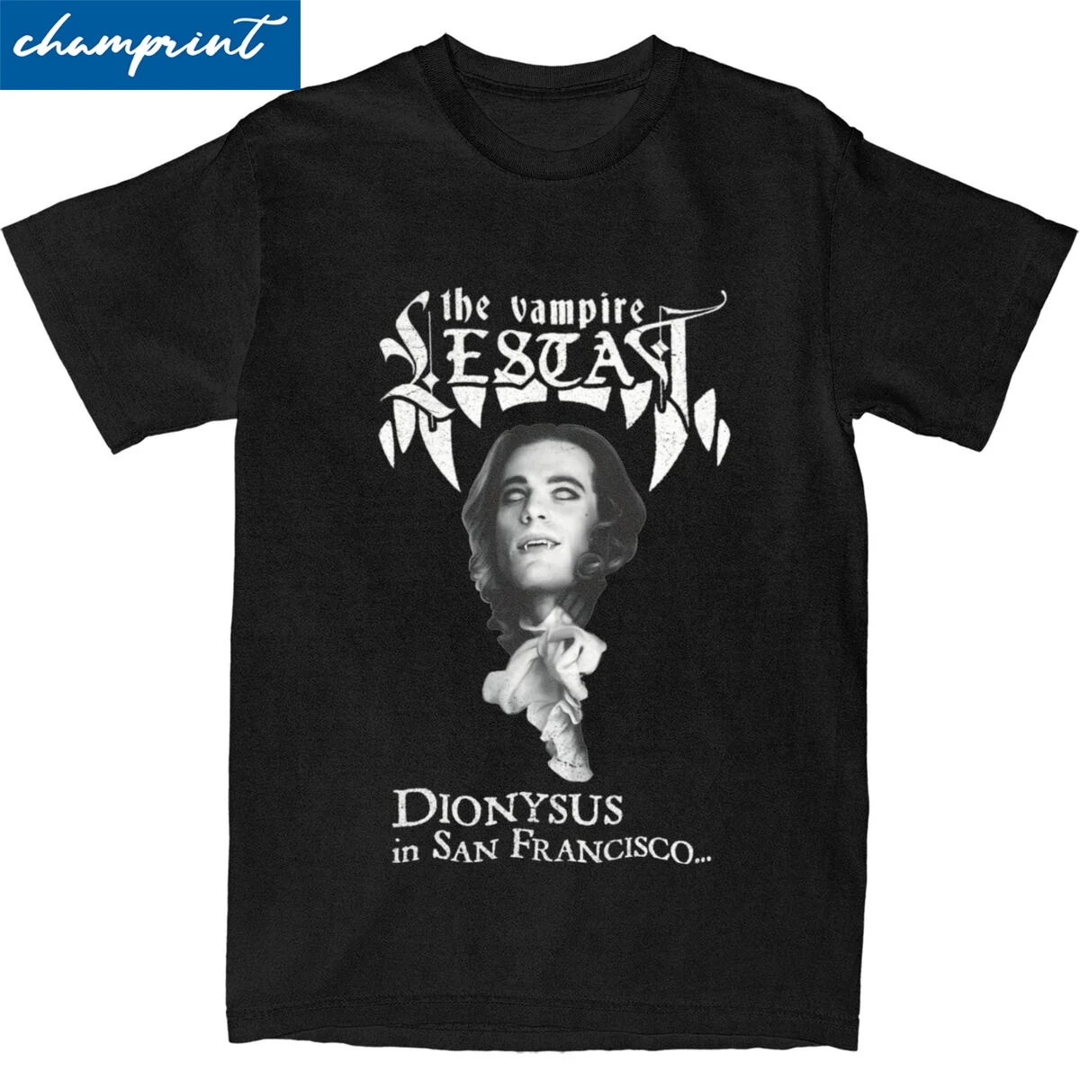 Funny The Vampire Lestat De LioncourConcert T-Shirt Unisex Round Neck Clothes Interview with the Vampire 100%Cotton Clothing