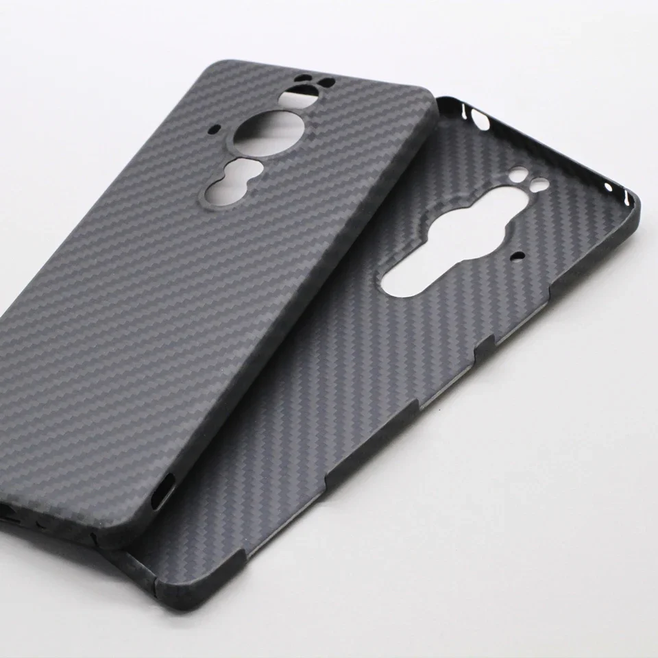 Genuine Real Carbon Fiber Phone Case for Sony Xperia Pro-i Ultra-thin Aramid Fit Sony Xperia Pro i Light-weight Armor Cover