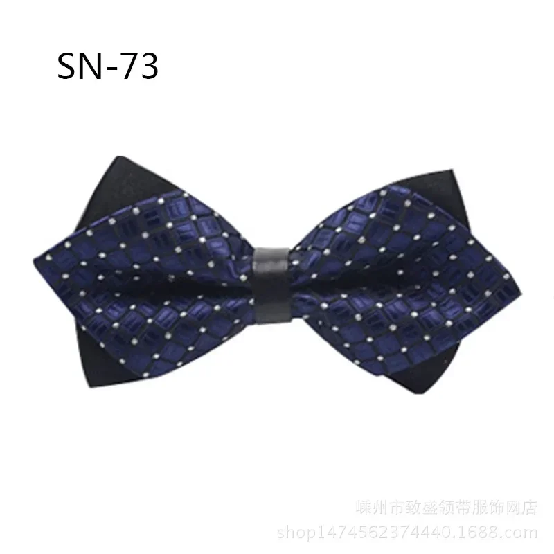 Bow tie pointy men's fashion tie  business formal festival office version of the wedding tie