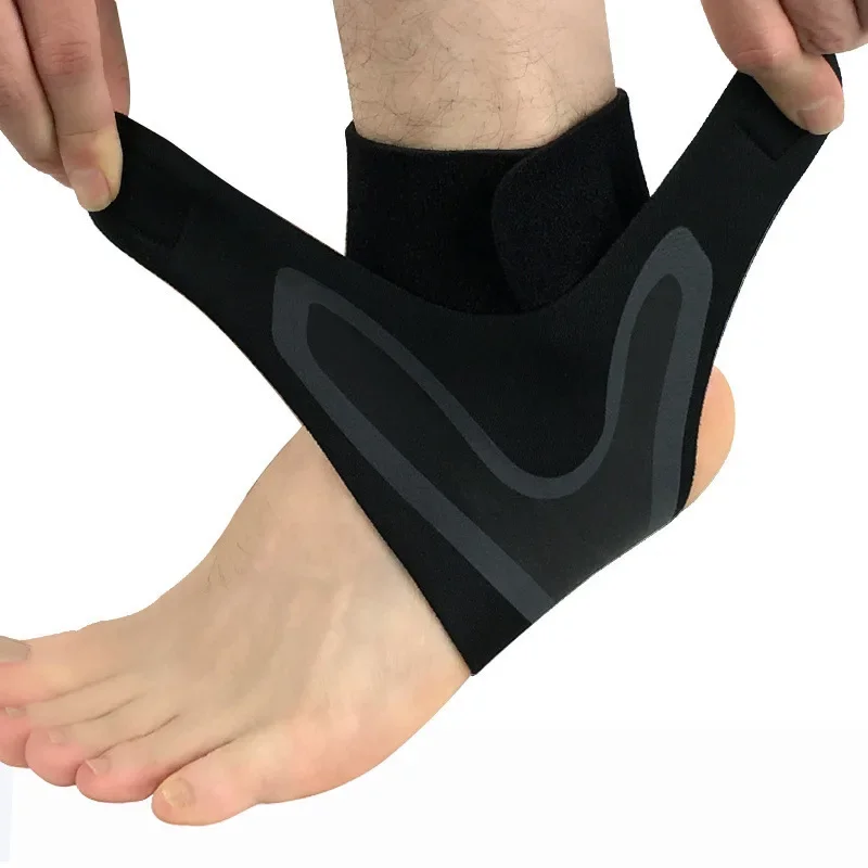 1Pair Sports Compression Ankle Support Ankle Stabilizer Brace For Tendon Pain Relief Strap Foot Sprain Injury Wraps Football