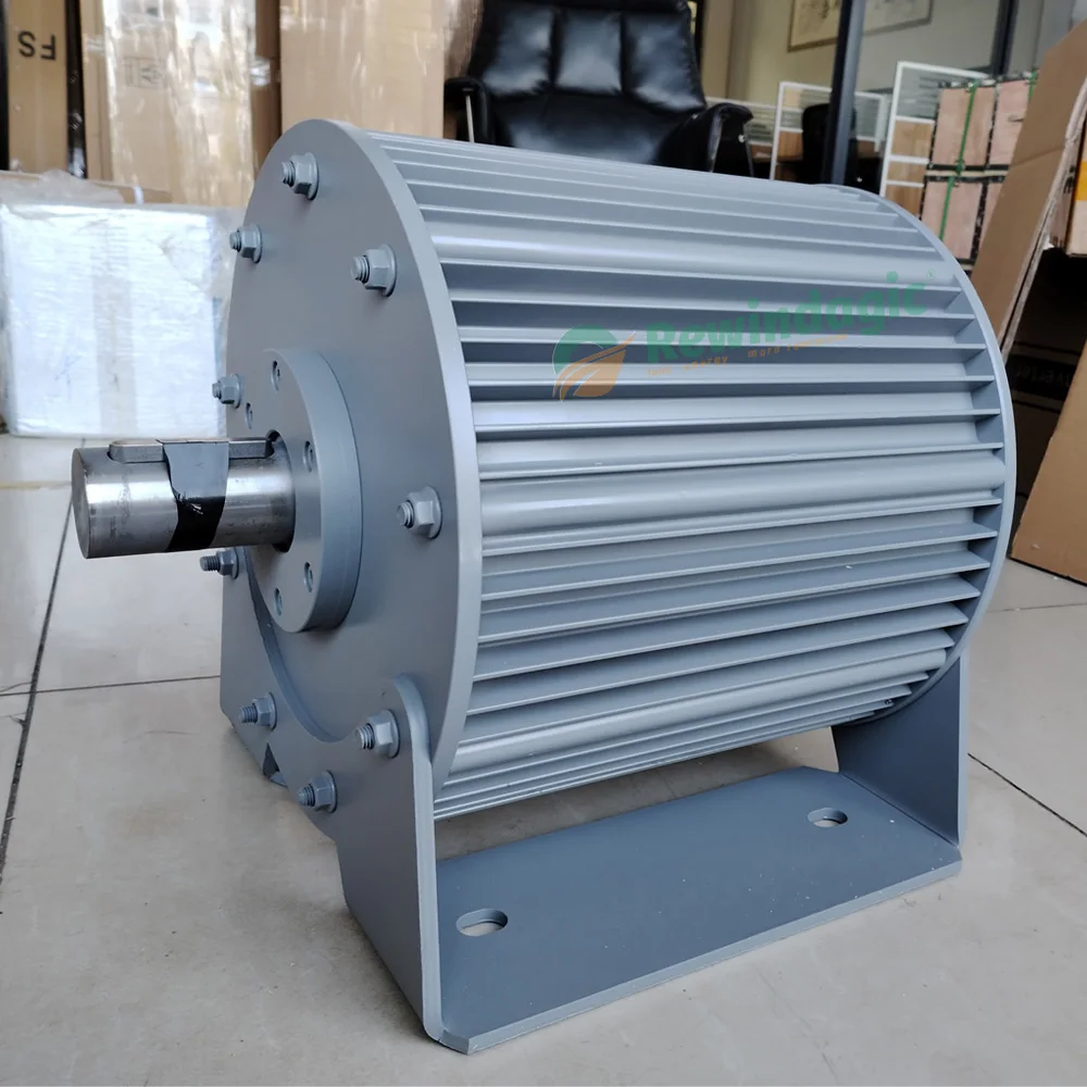 Low Speed 500KW Permanent Magnet Generator 96V 220V 380V 400V 3 Phase AC Alternators Use For Motor Drive Water Wind Turbine