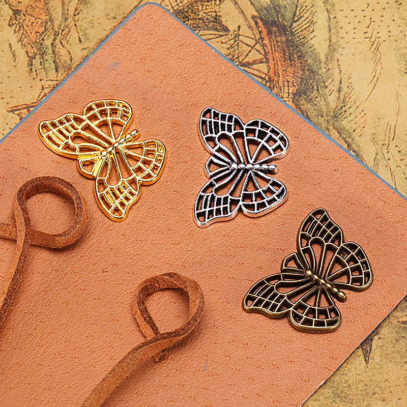 10Pcs/Lot 25x18mm 3 Colors Butterfly Flying Butterfly Charms Pendant For DIY Jewelry Making Handmade Jewelry Craft Findings