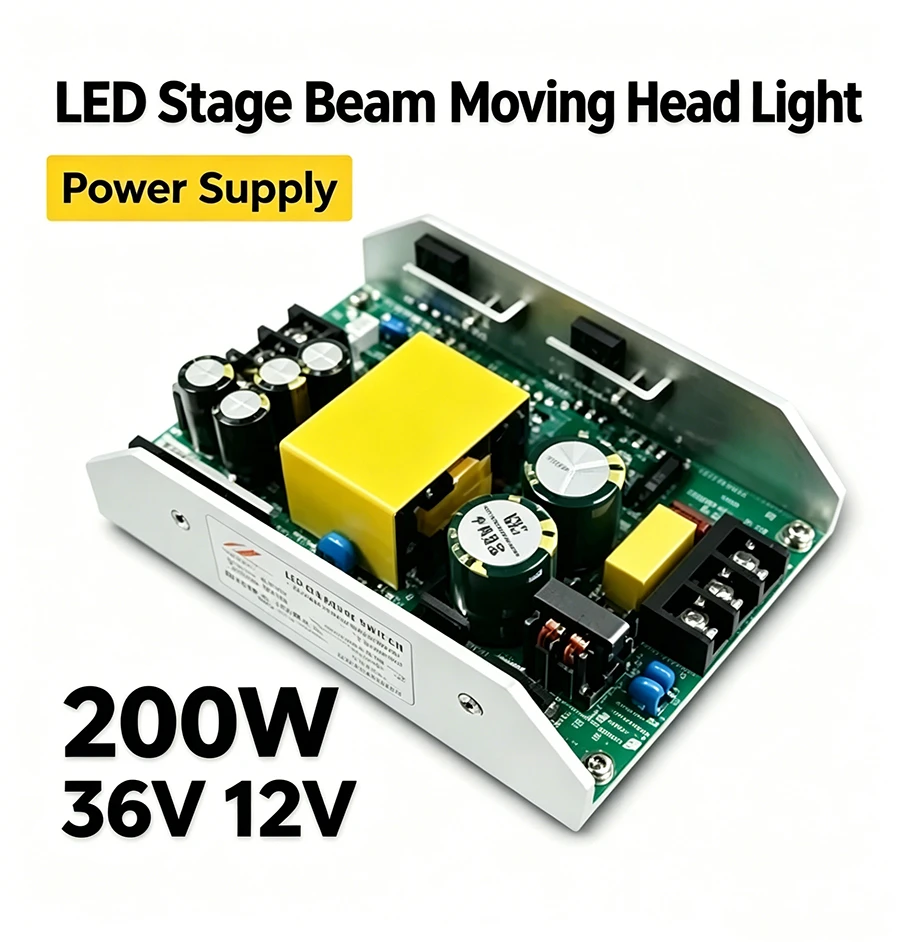 180W 200W Power Supply 24V 36V 12V Switching Power Adapter For LED Stage Beam Moving Head Light